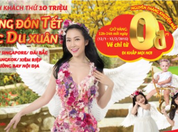 Vietjet tưng bừng đón Tết – Thỏa sức du xuân với vé chỉ từ 0 đồng